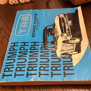 Triumph Roadster Factory Blue Catalogue